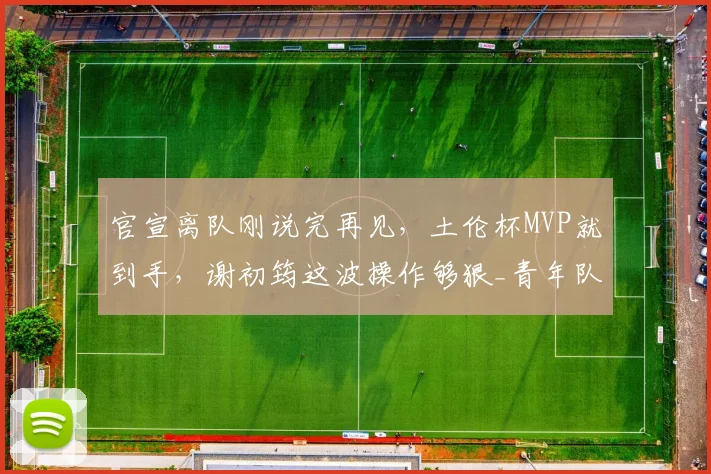 官宣离队刚说完再见，土伦杯MVP就到手，谢初筠这波操作够狠_青年队_德国_哥们